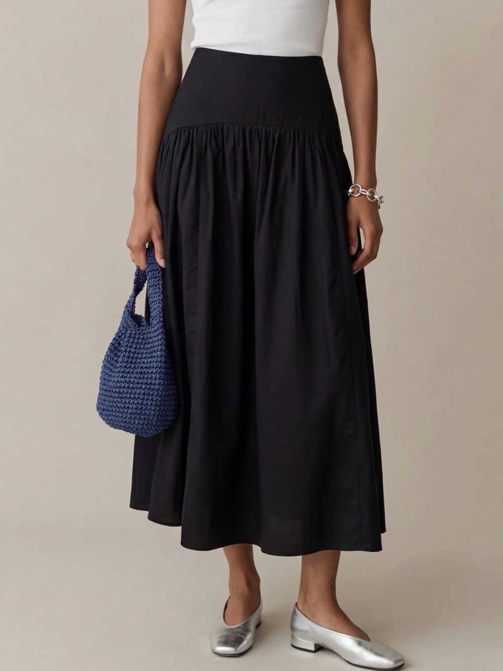 CAARA Vashti Skirt From STAUD factory Black